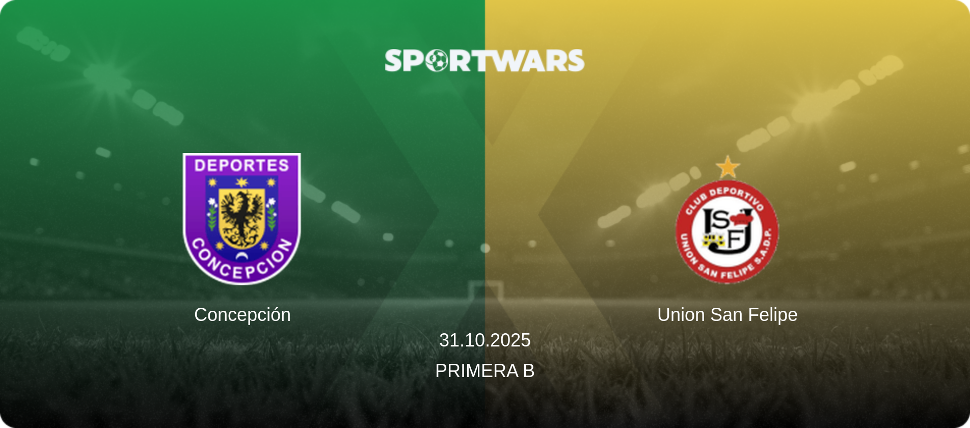 Concepción — Union San Felipe, 31.10.2025 — Primera B (match preview)