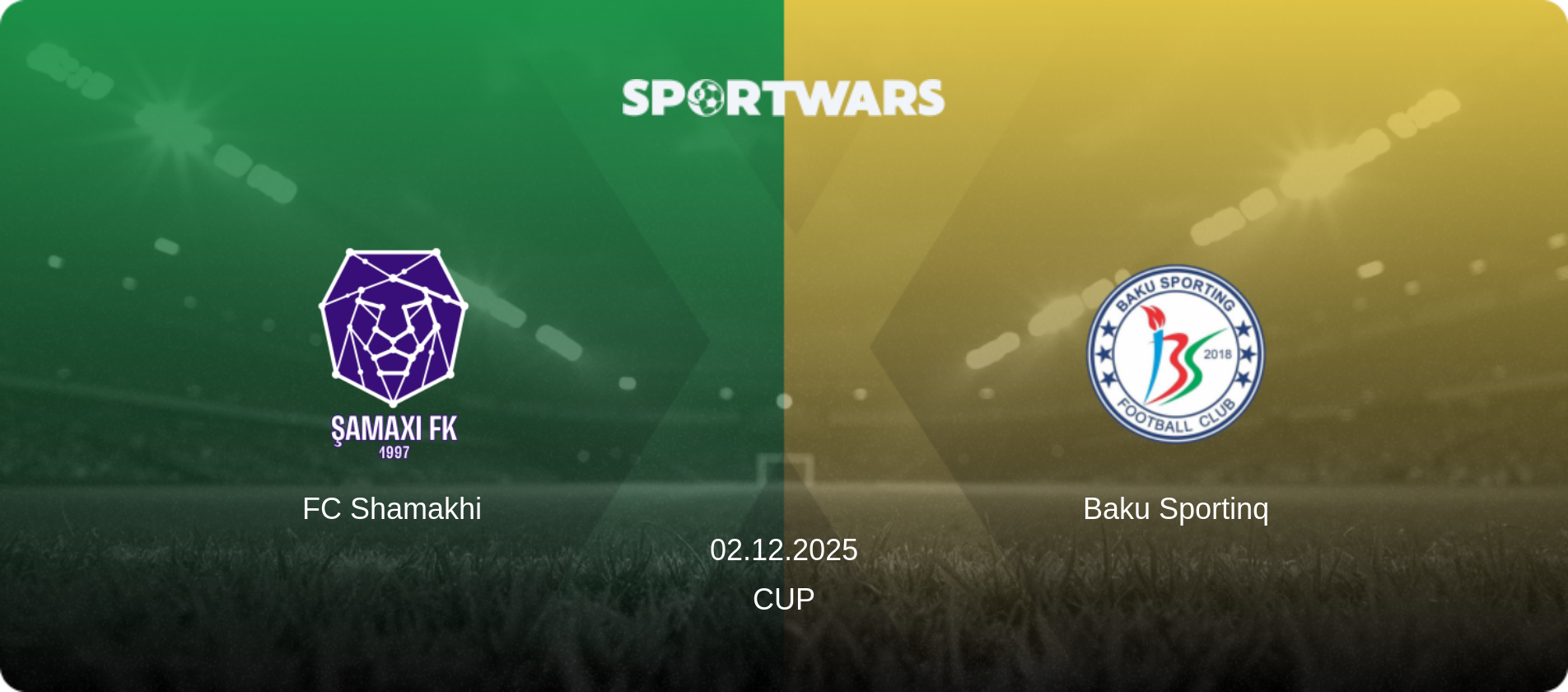 FC Shamakhi — Baku Sportinq, 02.12.2025 — Cup (match preview)