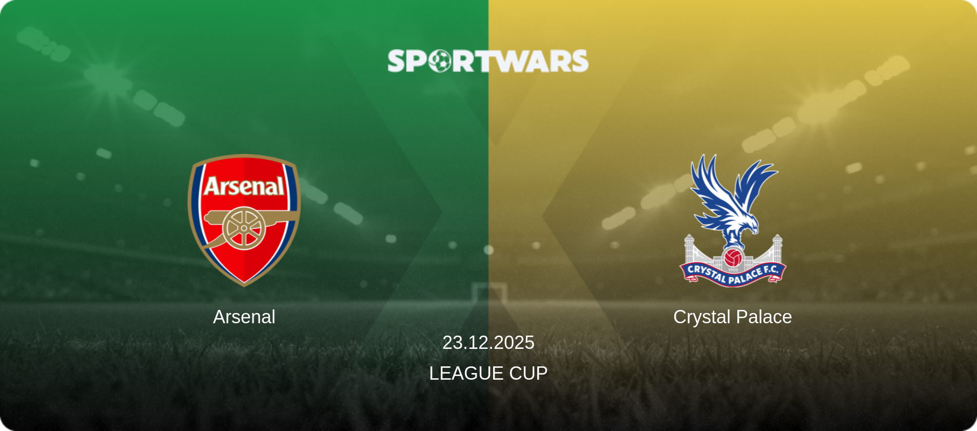 Arsenal — Crystal Palace, 23.12.2025 — League Cup (match preview)