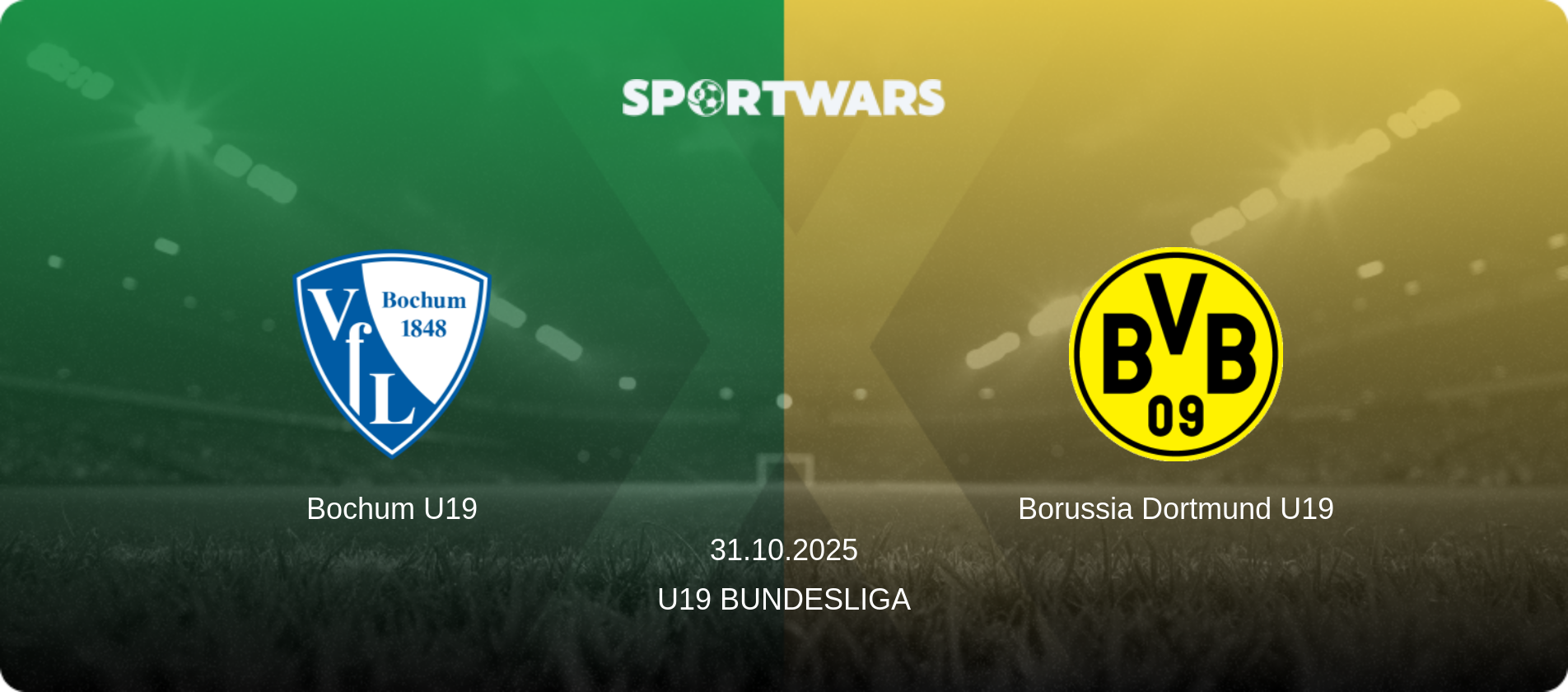 Bochum U19 — Borussia Dortmund U19, 31.10.2025 — U19 Bundesliga (match preview)