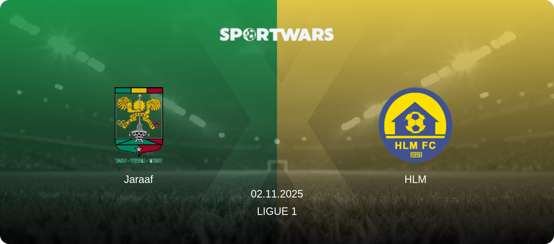 Jaraaf — HLM, 02.11.2025 — Ligue 1 (match preview)
