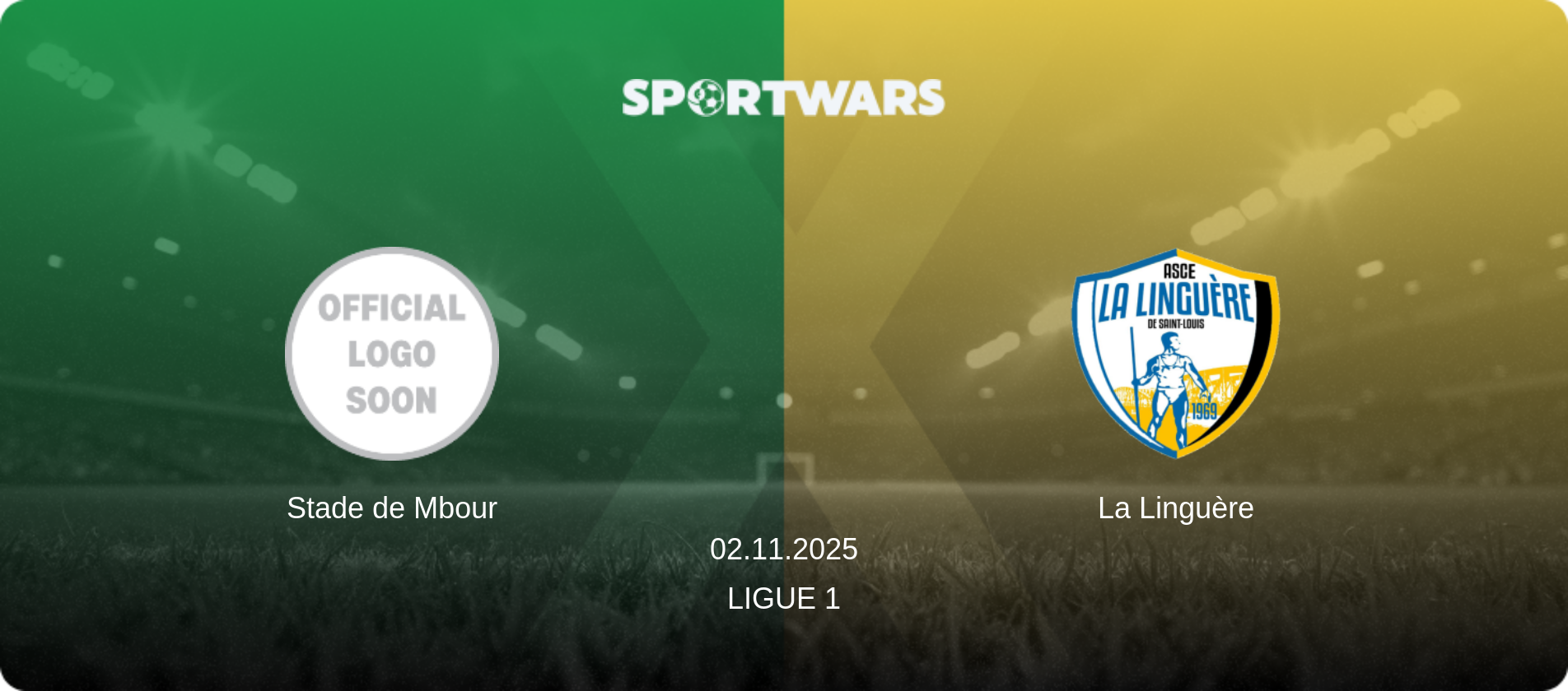 Stade de Mbour — La Linguère, 02.11.2025 — Ligue 1 (match preview)