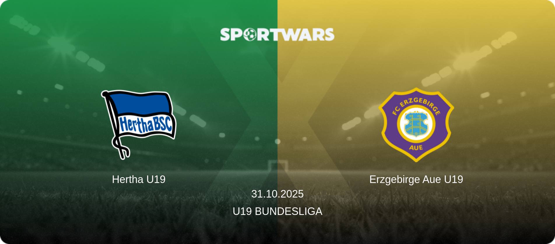 Hertha U19 — Erzgebirge Aue U19, 31.10.2025 — U19 Bundesliga (match preview)
