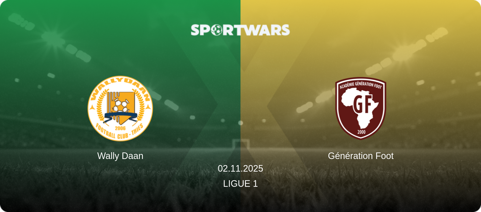 Wally Daan — Génération Foot, 02.11.2025 — Ligue 1 (match preview)