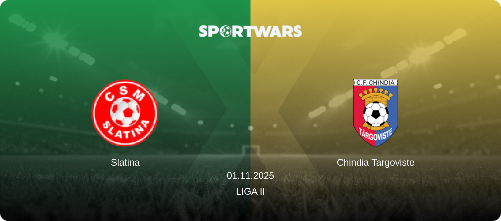 Slatina — Chindia Targoviste, 01.11.2025 — Liga II (match preview)
