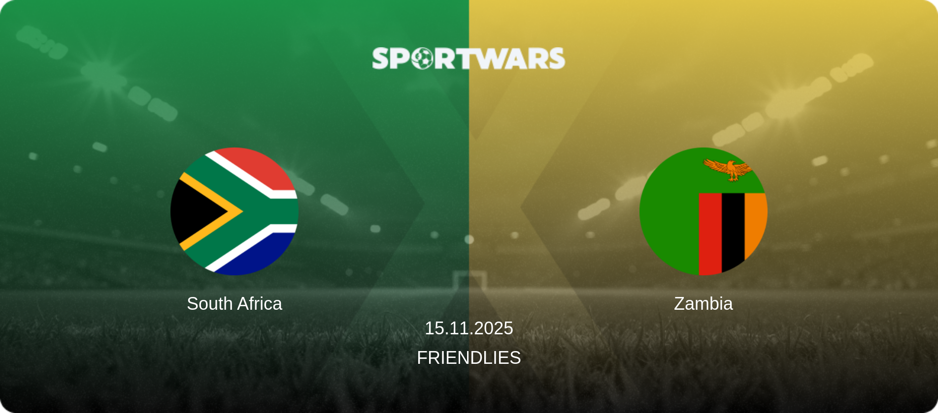 South Africa — Zambia, 15.11.2025 — Friendlies (match preview)