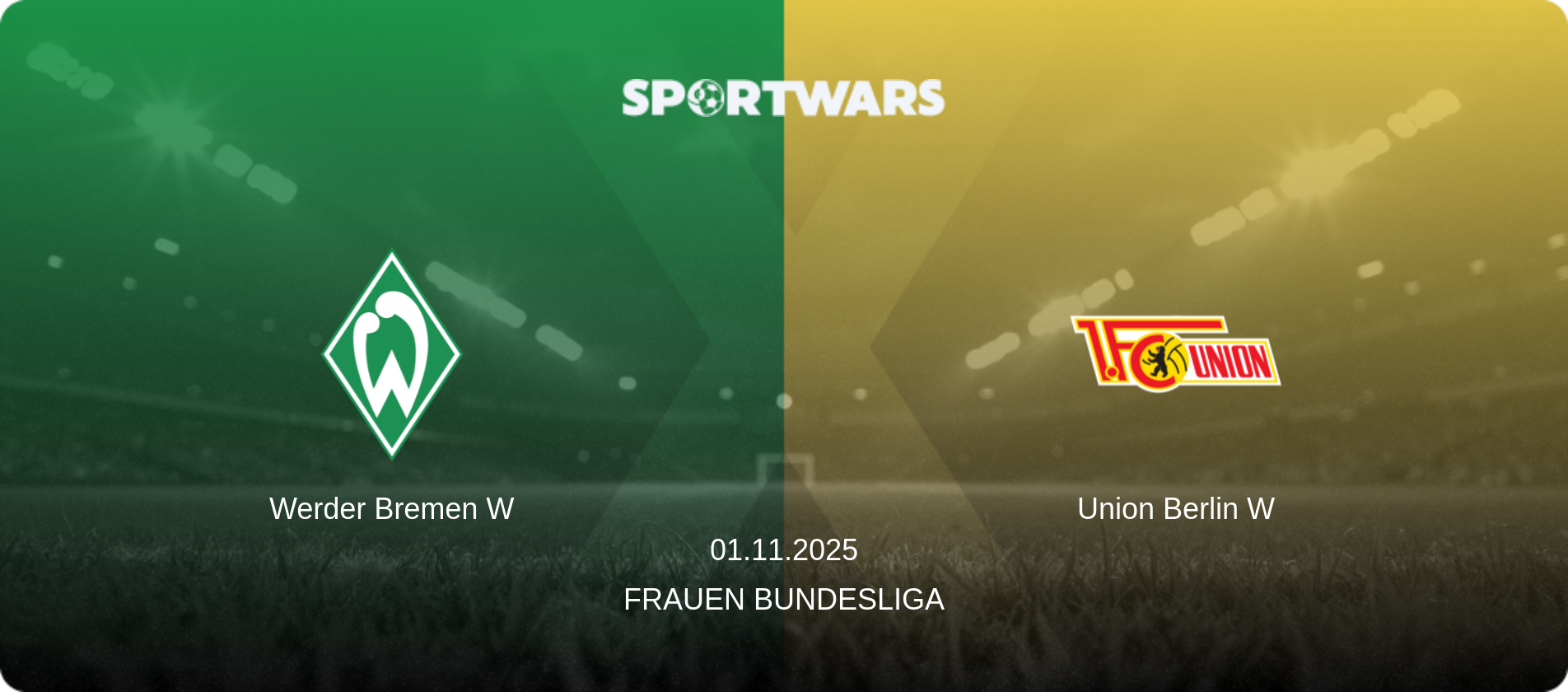 Werder Bremen W — Union Berlin W, 01.11.2025 — Frauen Bundesliga (match preview)