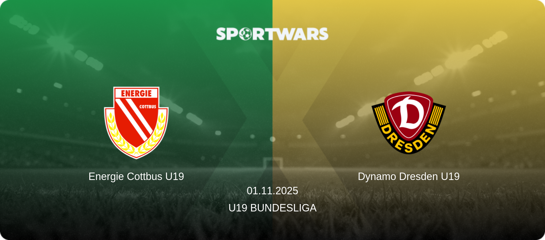 Energie Cottbus U19 — Dynamo Dresden U19, 01.11.2025 — U19 Bundesliga (match preview)