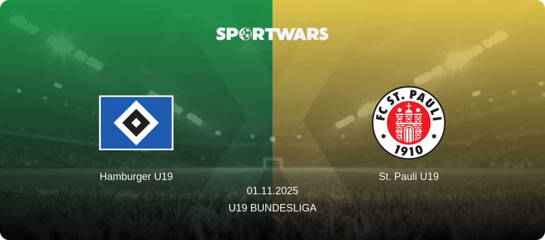 Hamburger U19 — St. Pauli U19, 01.11.2025 — U19 Bundesliga (match preview)