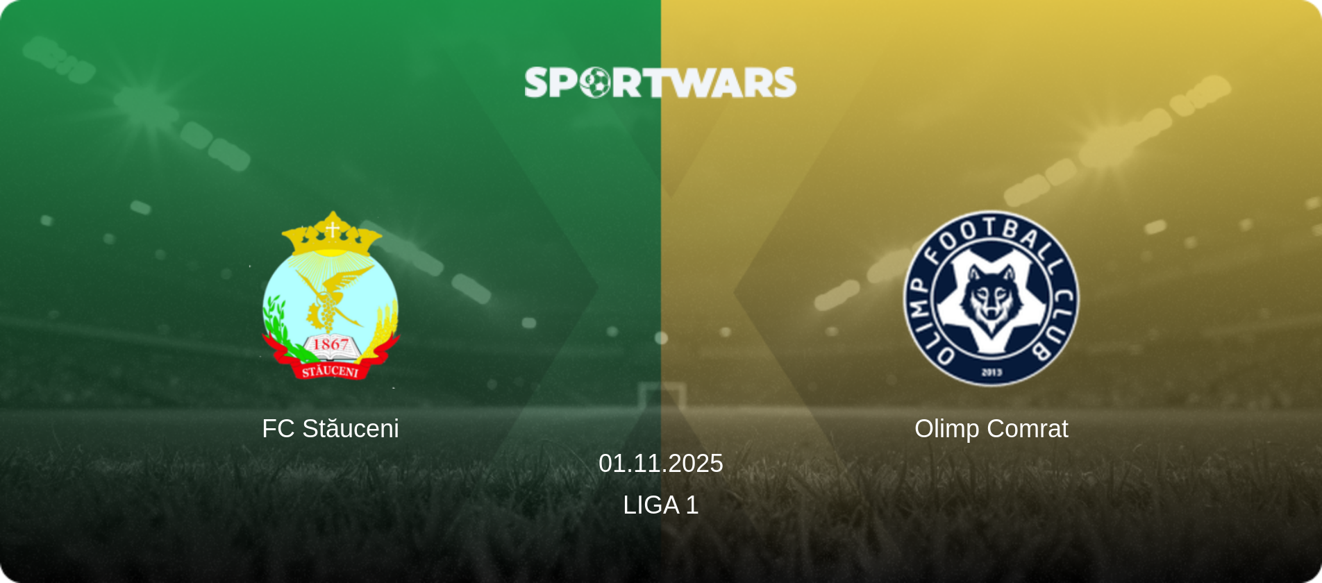FC Stăuceni — Olimp Comrat, 01.11.2025 — Liga 1 (match preview)