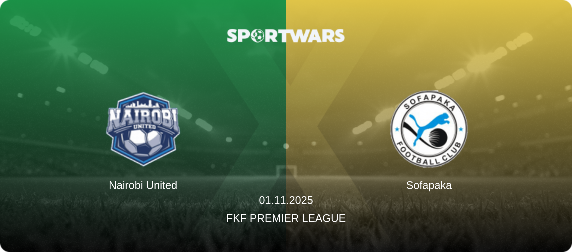 Nairobi United — Sofapaka, 01.11.2025 — FKF Premier League (match preview)