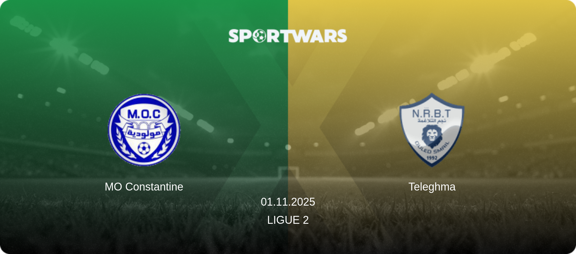 MO Constantine — Teleghma, 01.11.2025 — Ligue 2 (match preview)