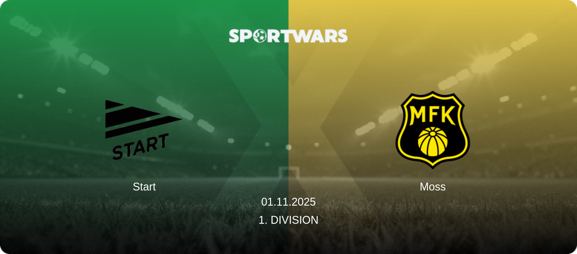Start — Moss, 01.11.2025 — 1. Division (match preview)