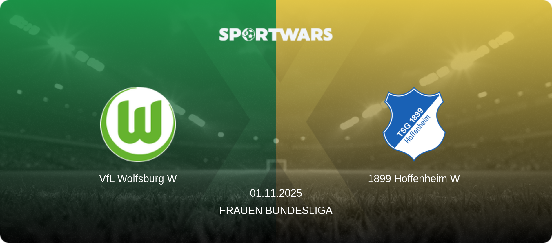 VfL Wolfsburg W — 1899 Hoffenheim W, 01.11.2025 — Frauen Bundesliga (match preview)