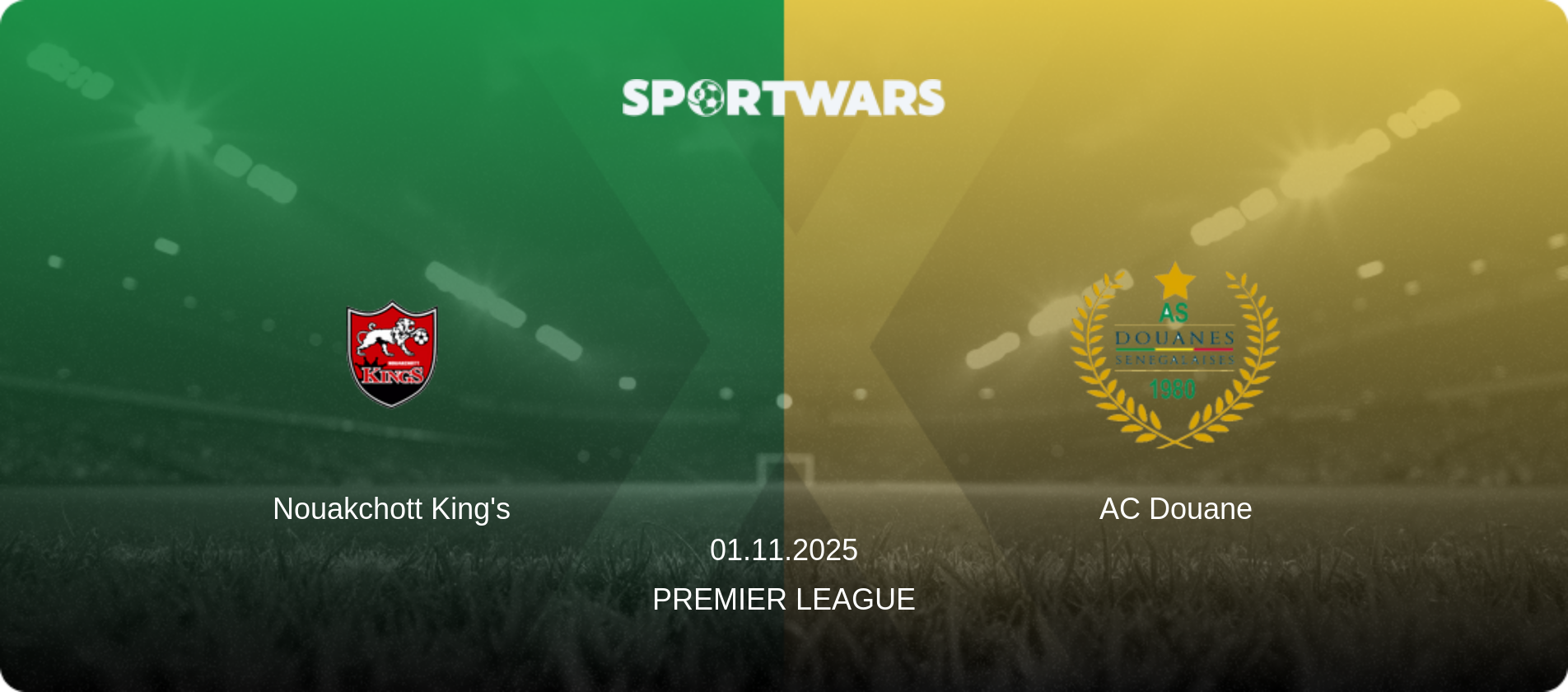 Nouakchott King's — AC Douane, 01.11.2025 — Premier League (match preview)