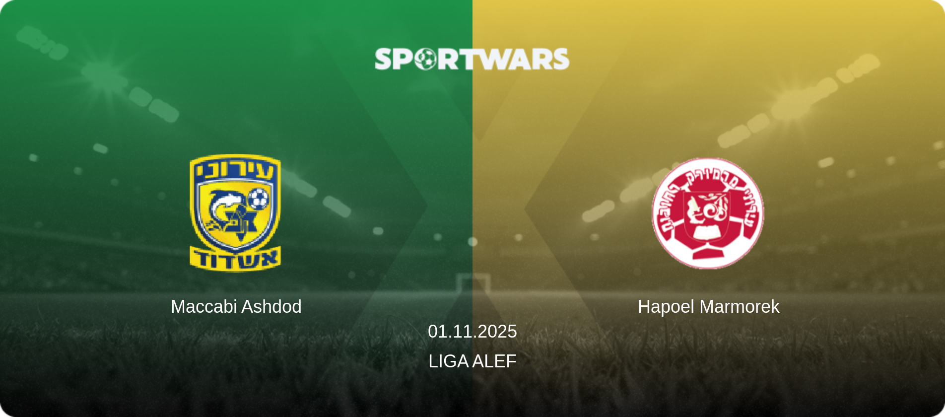 Maccabi Ashdod — Hapoel Marmorek, 01.11.2025 — Liga Alef (match preview)