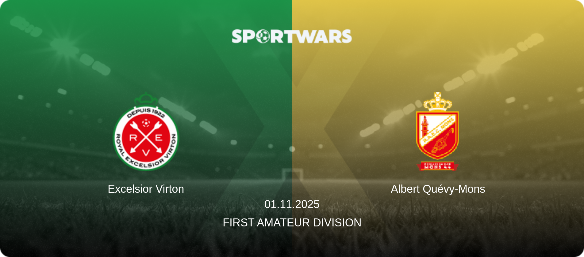 Excelsior Virton — Albert Quévy-Mons, 01.11.2025 — First Amateur Division (match preview)