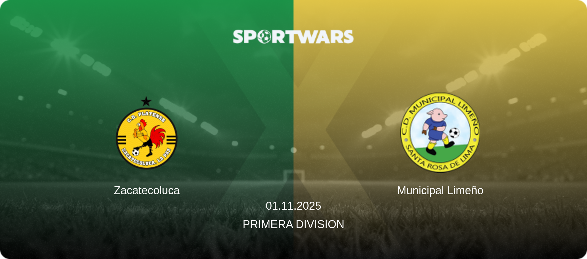 Zacatecoluca — Municipal Limeño, 01.11.2025 — Primera Division (match preview)