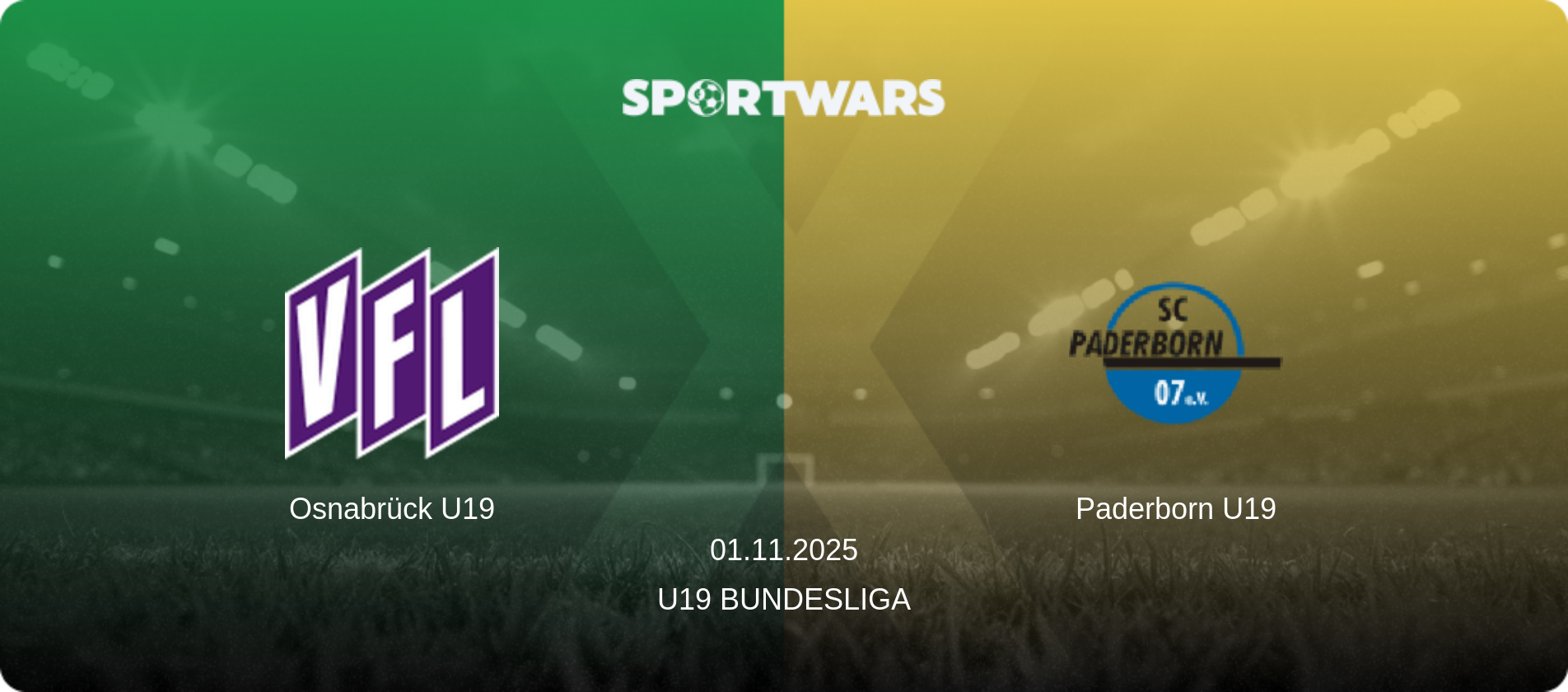 Osnabrück U19 — Paderborn U19, 01.11.2025 — U19 Bundesliga (match preview)