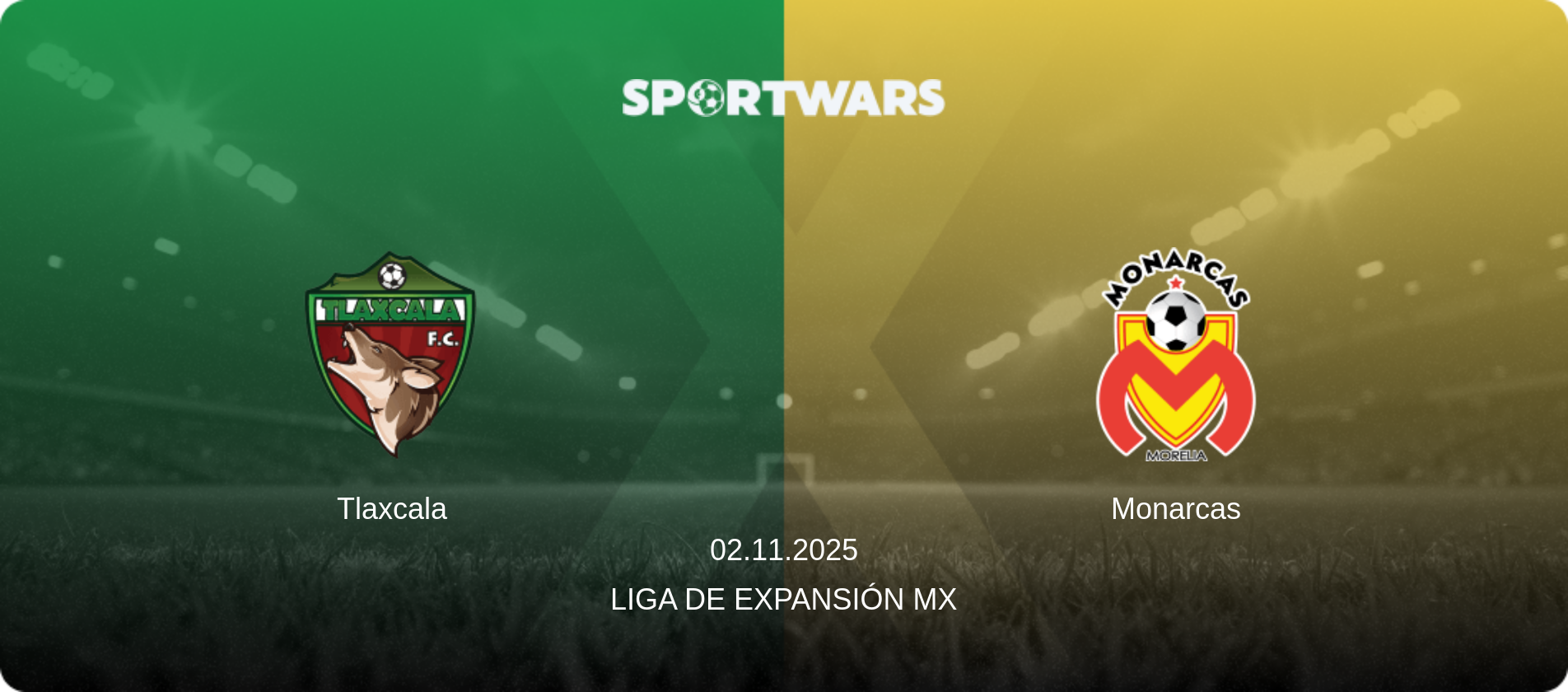 Tlaxcala — Monarcas, 02.11.2025 — Liga de Expansión MX (match preview)