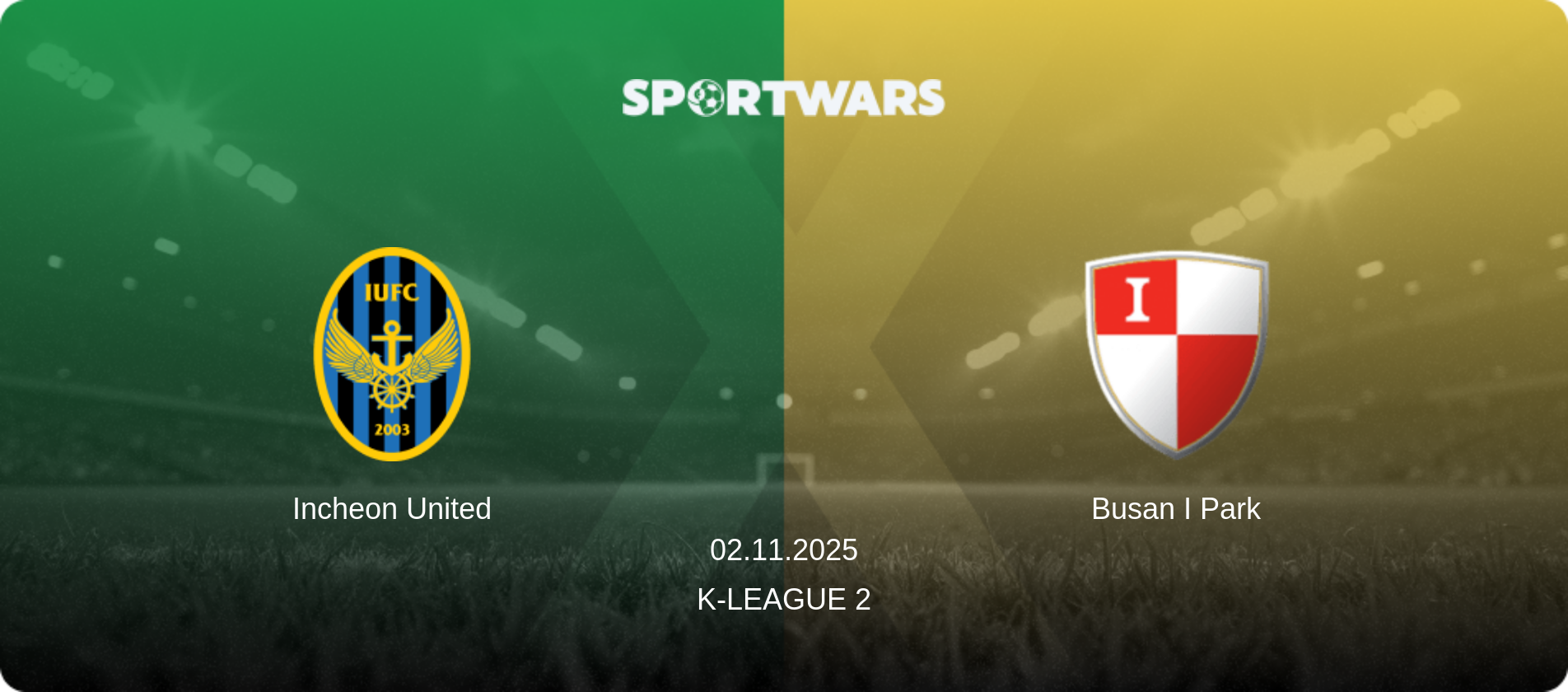 Incheon United — Busan I Park, 02.11.2025 — K-League 2 (match preview)