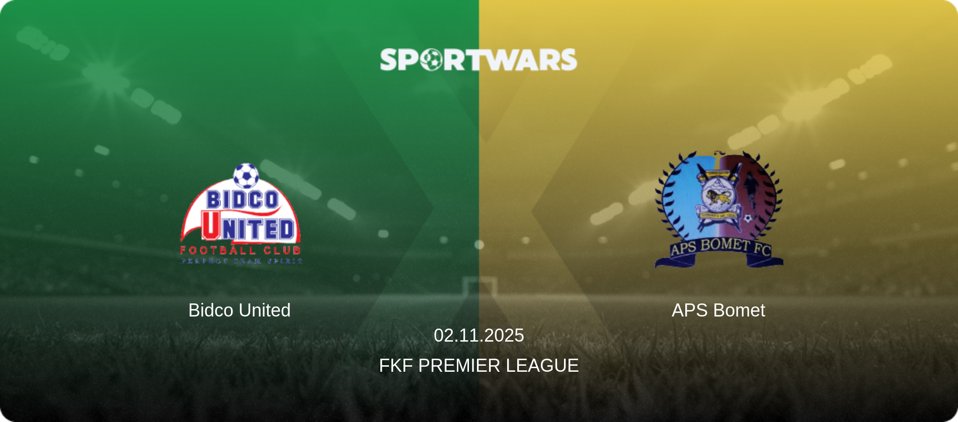 Bidco United — APS Bomet, 02.11.2025 — FKF Premier League (match preview)
