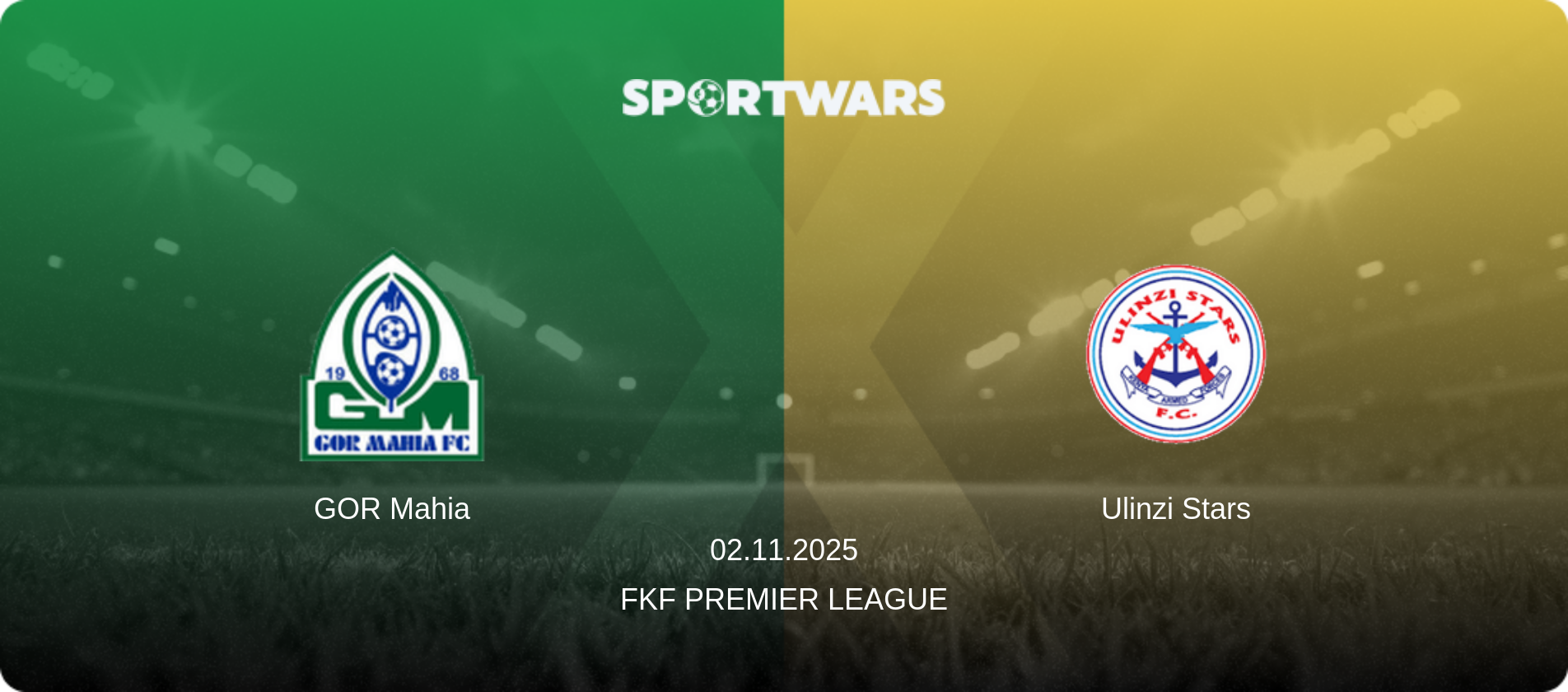 GOR Mahia — Ulinzi Stars, 02.11.2025 — FKF Premier League (match preview)