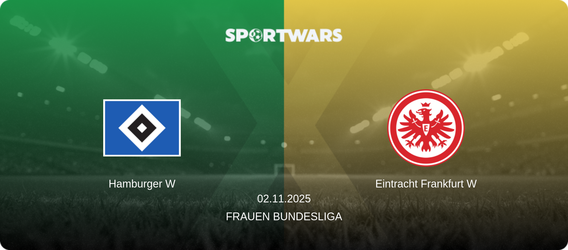 Hamburger W — Eintracht Frankfurt W, 02.11.2025 — Frauen Bundesliga (match preview)