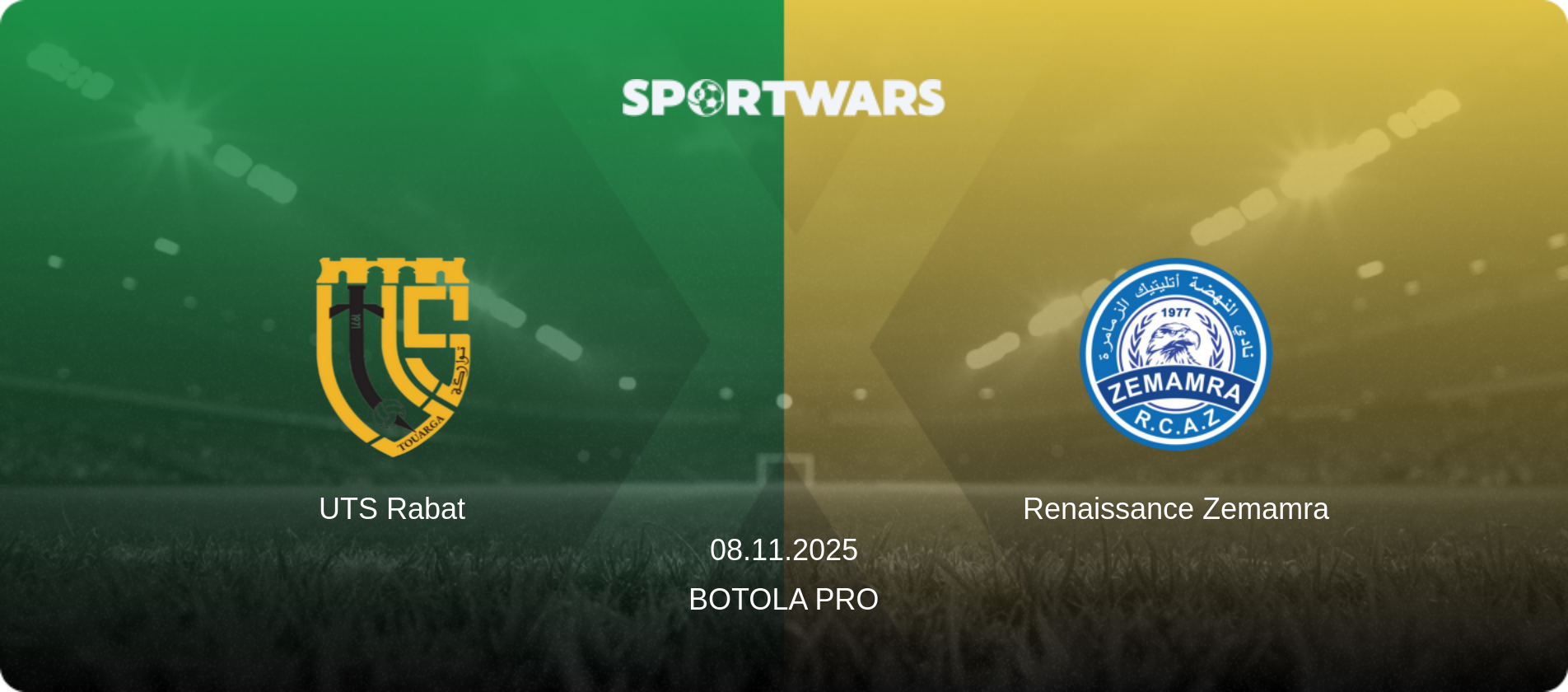 UTS Rabat — Renaissance Zemamra, 08.11.2025 — Botola Pro (match preview)