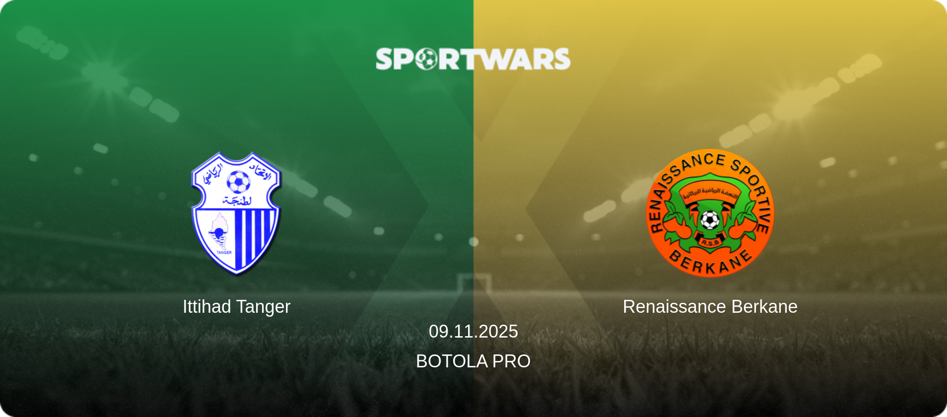Ittihad Tanger — Renaissance Berkane, 09.11.2025 — Botola Pro (match preview)