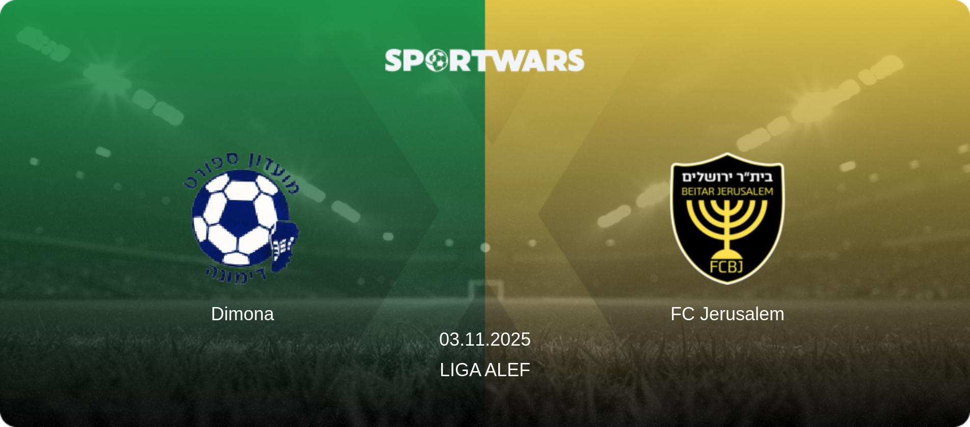 Dimona — FC Jerusalem, 03.11.2025 — Liga Alef (match preview)