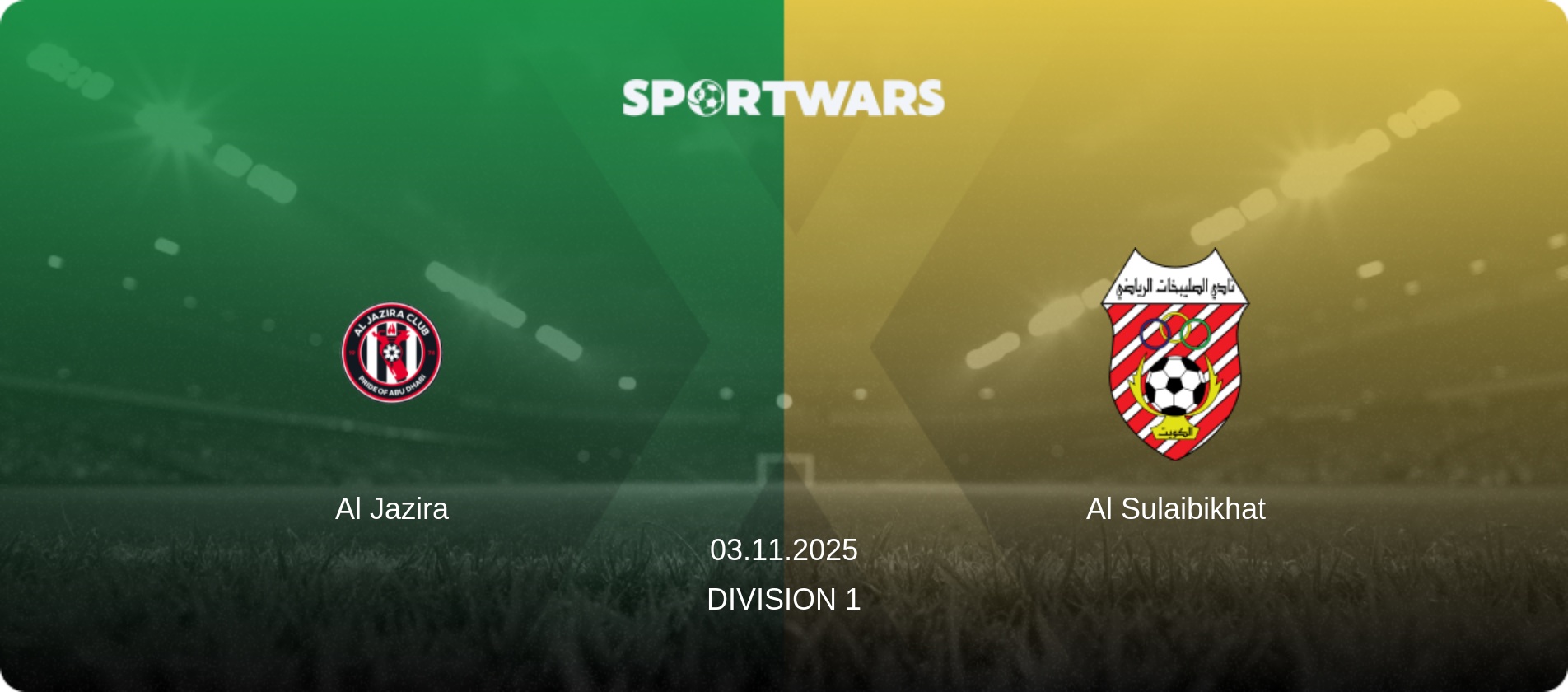 Al Jazira — Al Sulaibikhat, 03.11.2025 — Division 1 (match preview)
