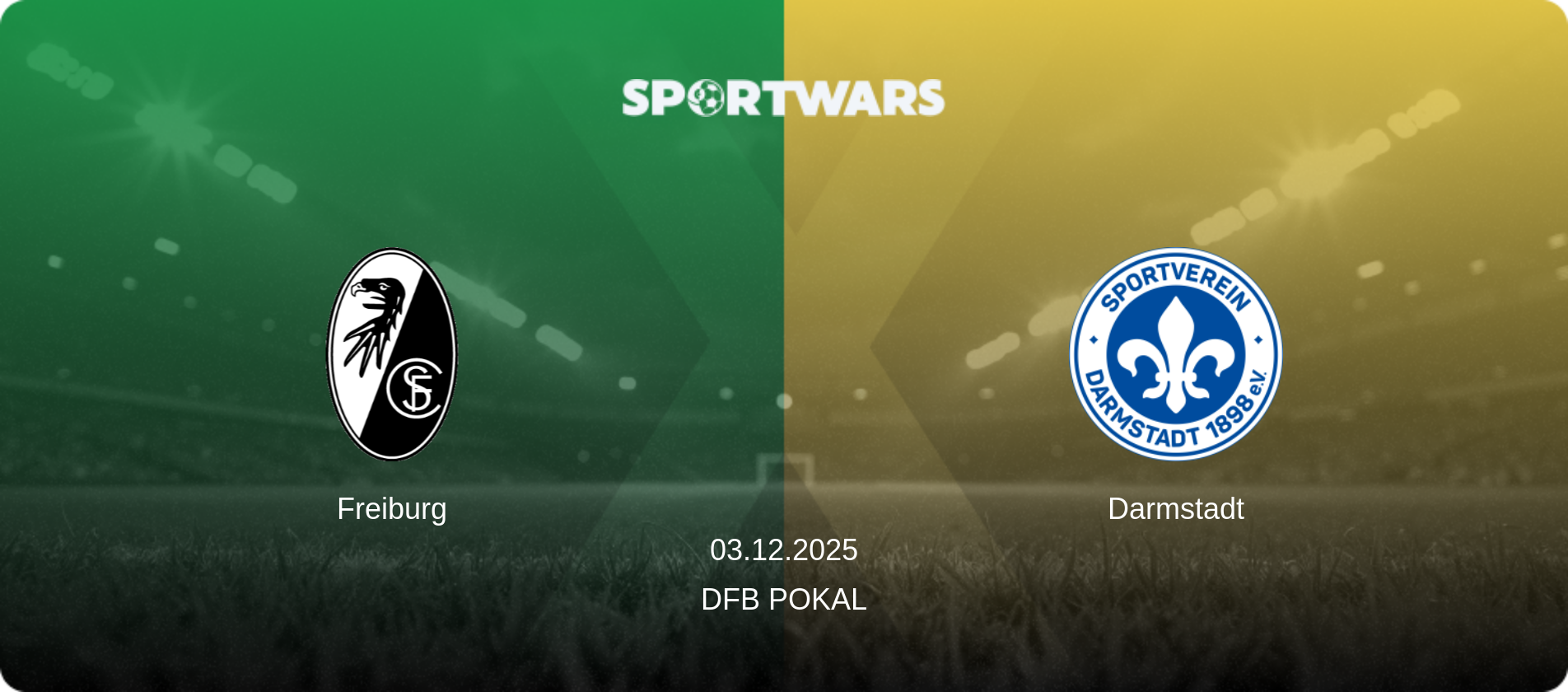 Freiburg — Darmstadt, 03.12.2025 — DFB Pokal (match preview)