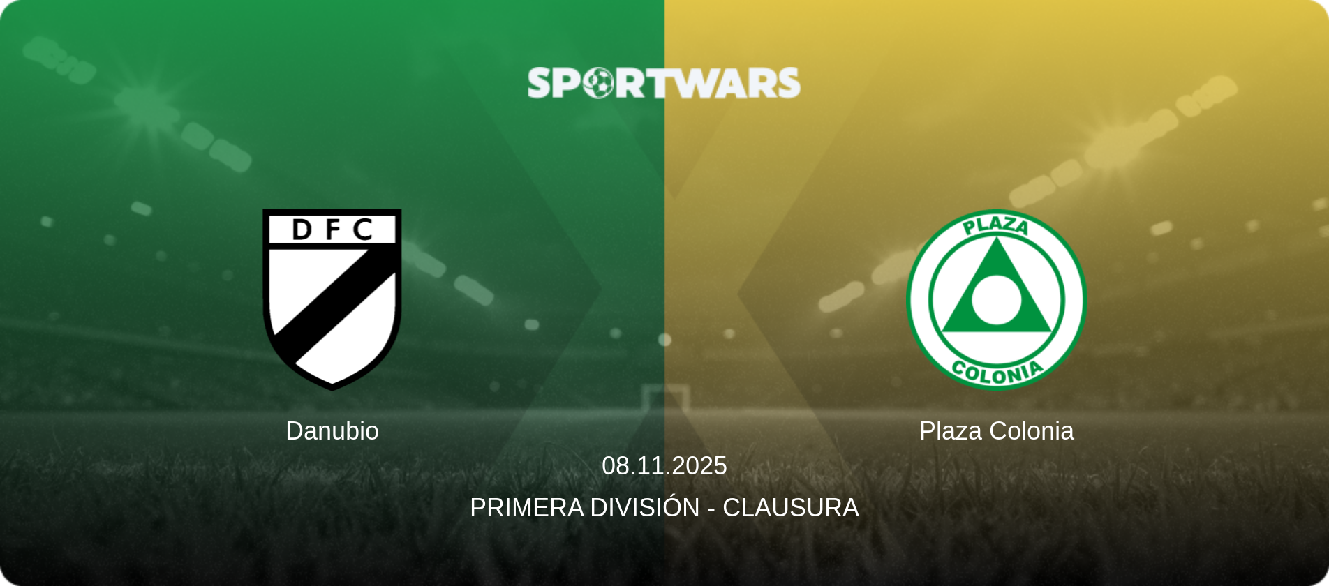 Danubio — Plaza Colonia, 08.11.2025 — Primera División - Clausura (match preview)