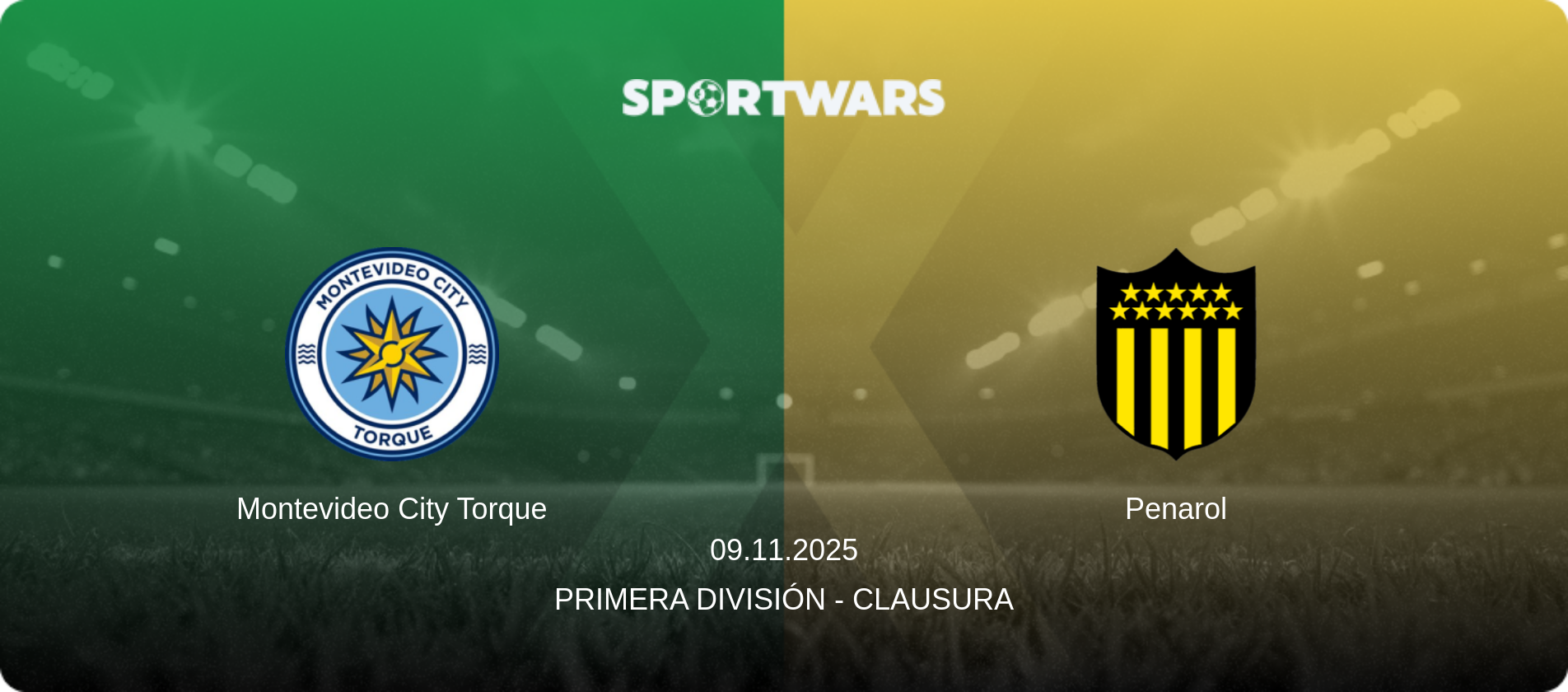 Montevideo City Torque — Penarol, 09.11.2025 — Primera División - Clausura (match preview)