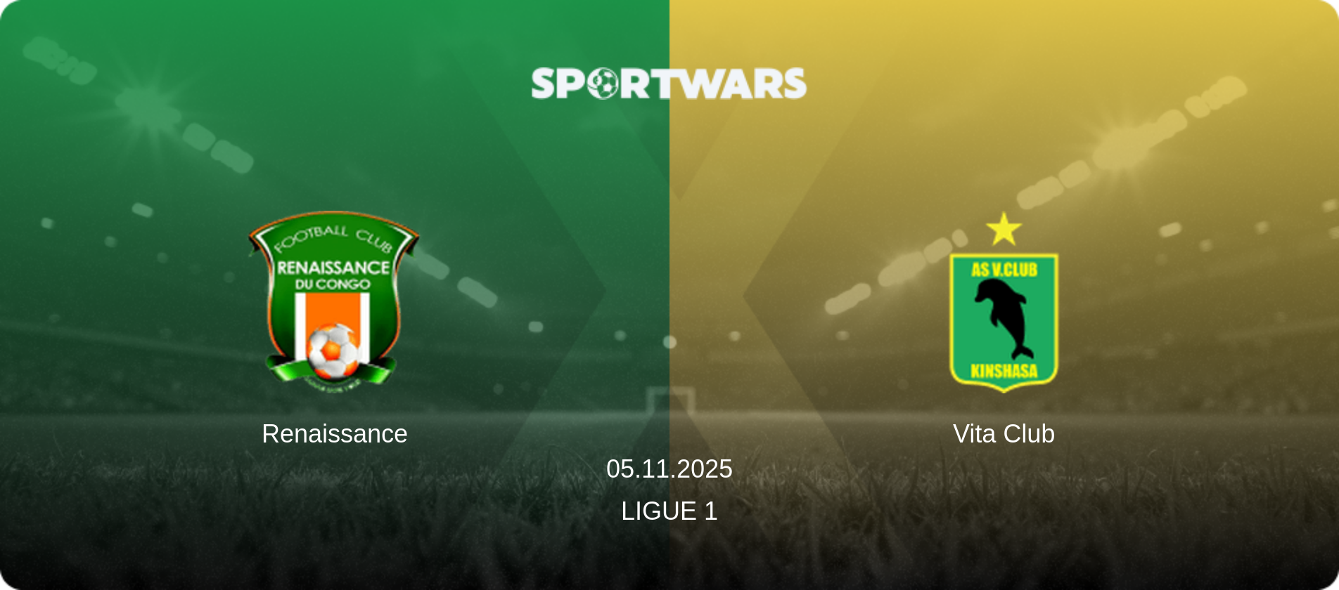 Renaissance — Vita Club, 05.11.2025 — Ligue 1 (match preview)