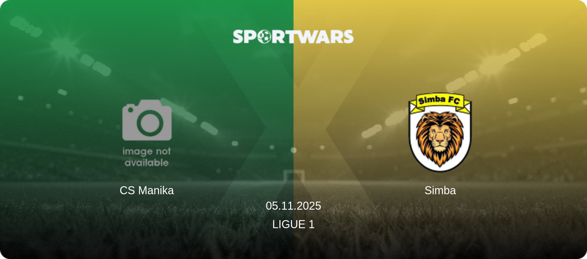 CS Manika — Simba, 05.11.2025 — Ligue 1 (match preview)