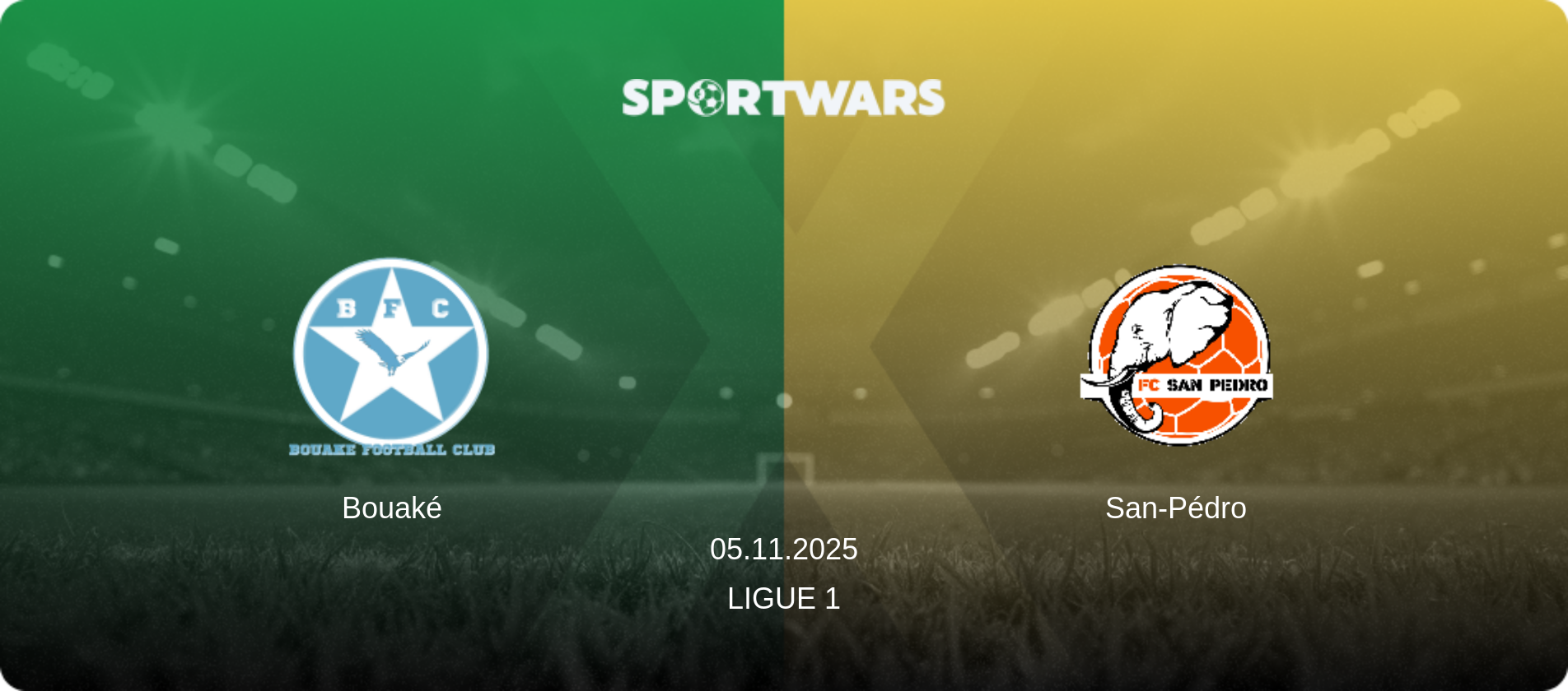 Bouaké — San-Pédro, 05.11.2025 — Ligue 1 (match preview)