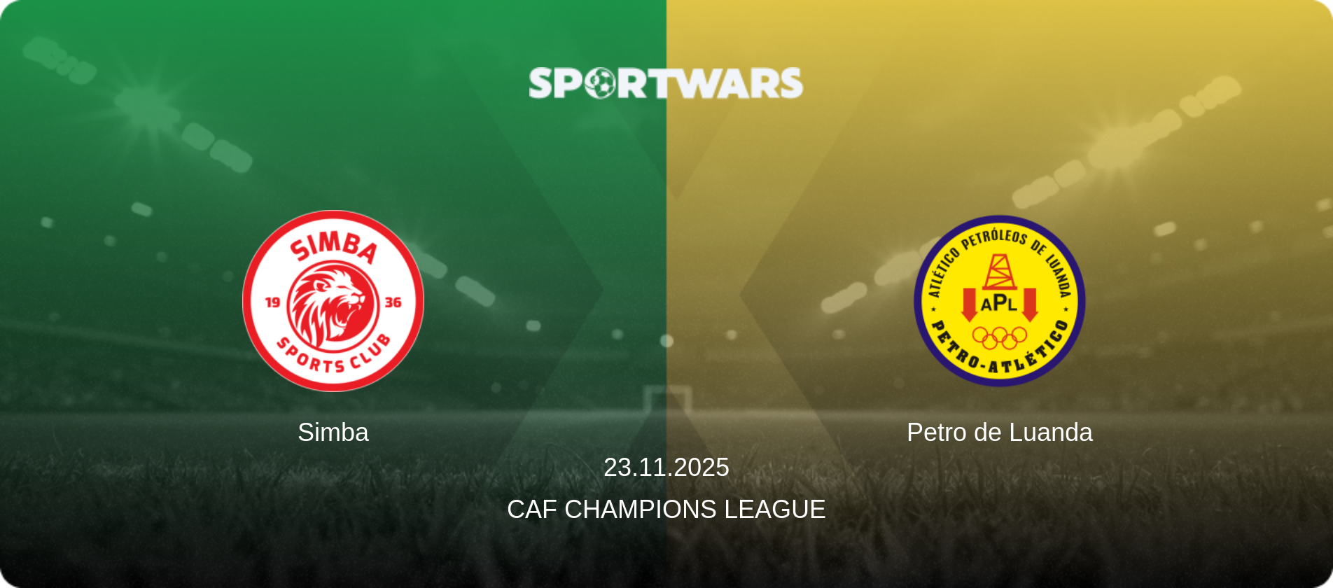 Simba — Petro de Luanda, 23.11.2025 — CAF Champions League (match preview)