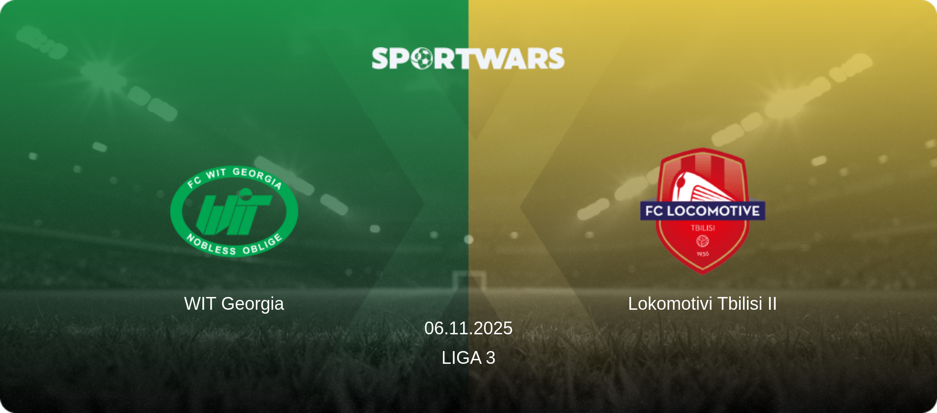 WIT Georgia — Lokomotivi Tbilisi II, 06.11.2025 — Liga 3 (match preview)
