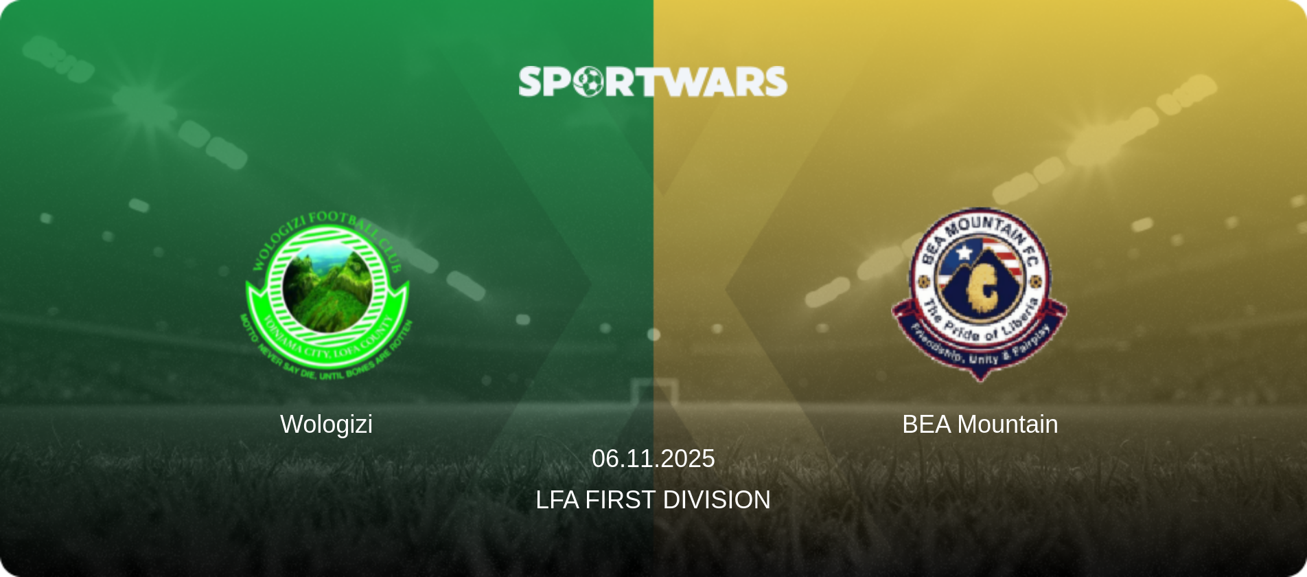 Wologizi — BEA Mountain, 06.11.2025 — LFA First Division (match preview)
