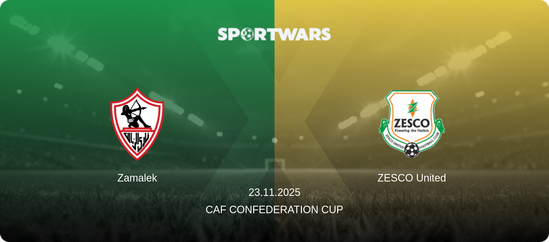 Zamalek — ZESCO United, 23.11.2025 — CAF Confederation Cup (match preview)
