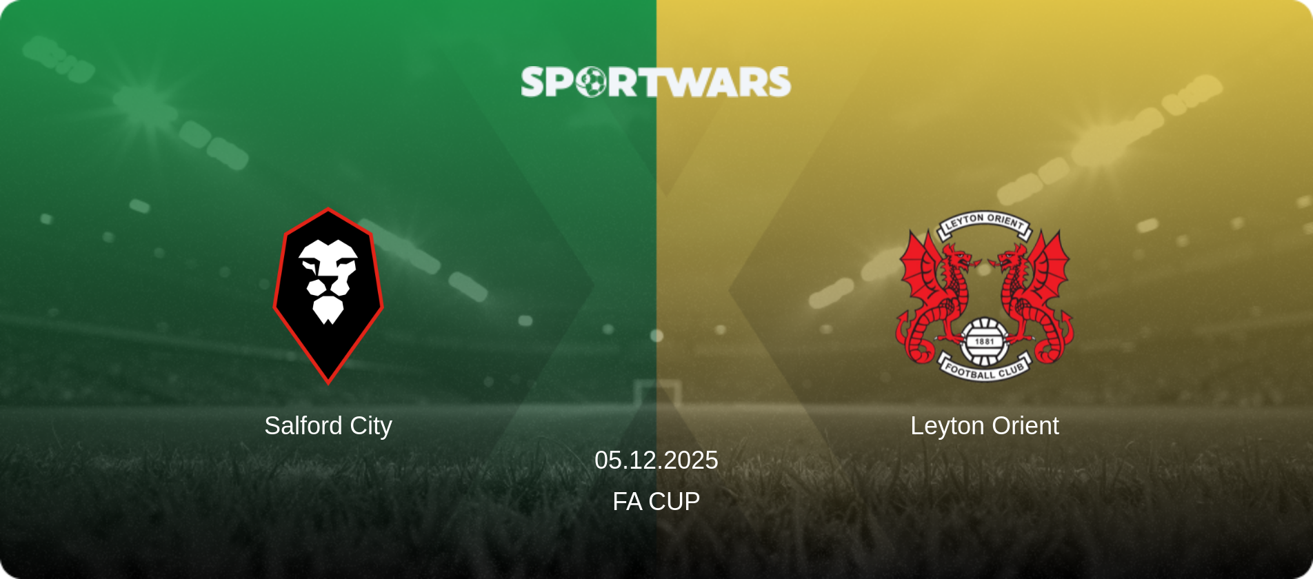 Salford City — Leyton Orient, 05.12.2025 — FA Cup (match preview)