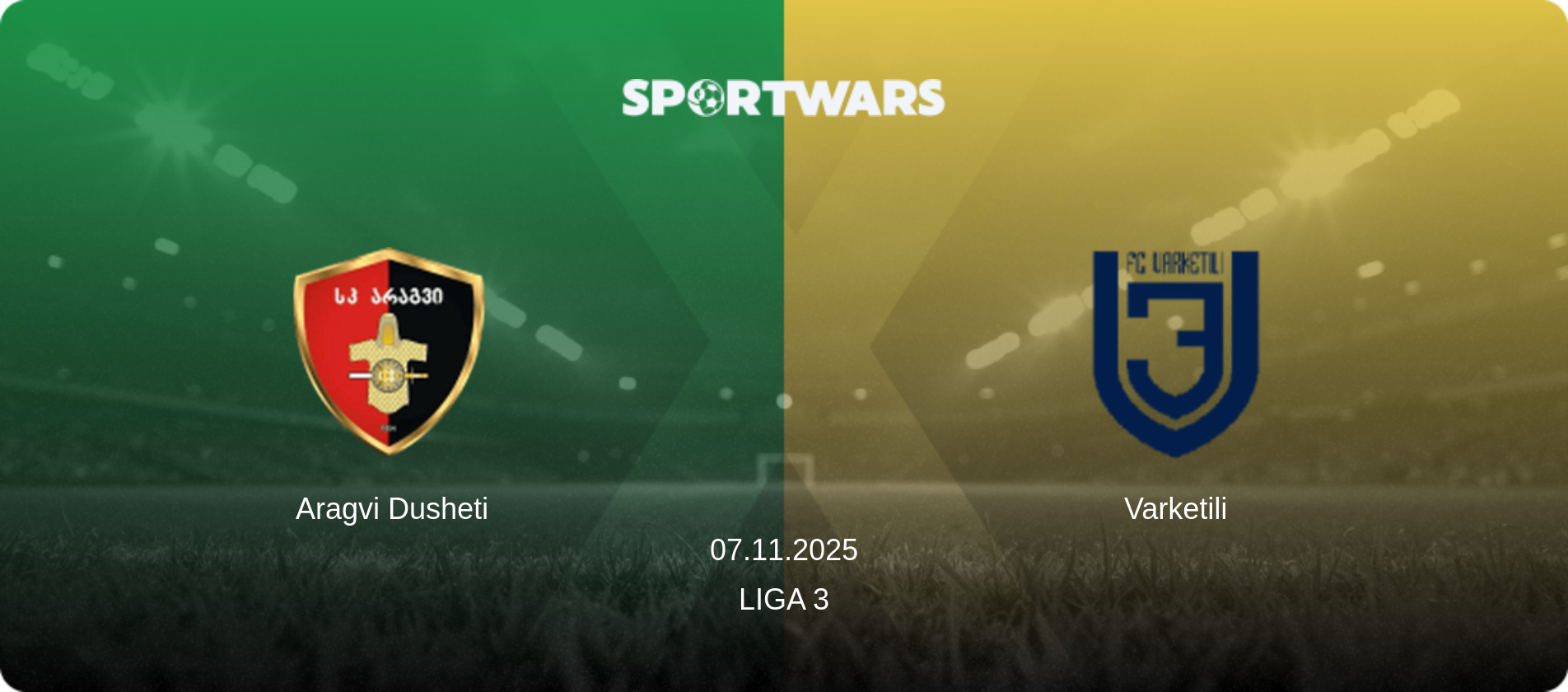 Aragvi Dusheti — Varketili, 07.11.2025 — Liga 3 (match preview)