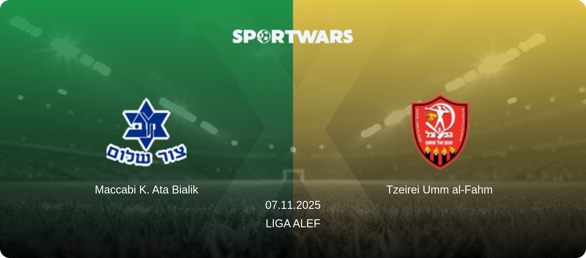Maccabi K. Ata Bialik — Tzeirei Umm al-Fahm, 07.11.2025 — Liga Alef (match preview)