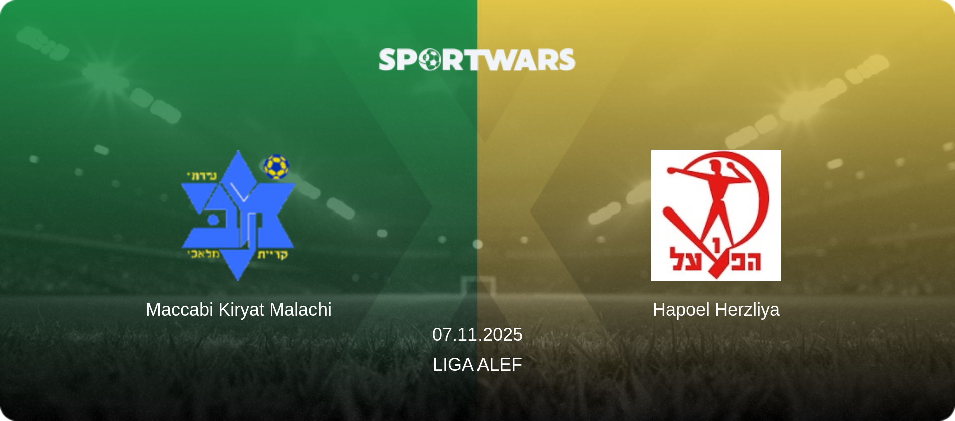 Maccabi Kiryat Malachi — Hapoel Herzliya, 07.11.2025 — Liga Alef (match preview)