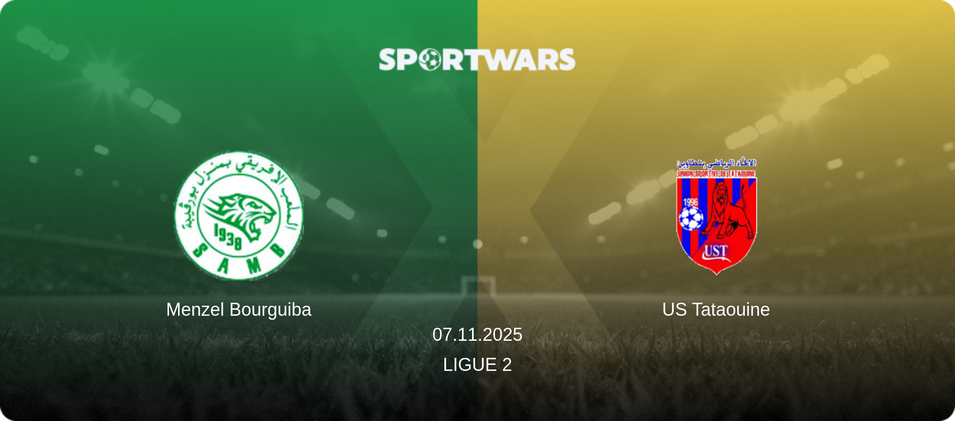 Menzel Bourguiba — US Tataouine, 07.11.2025 — Ligue 2 (match preview)