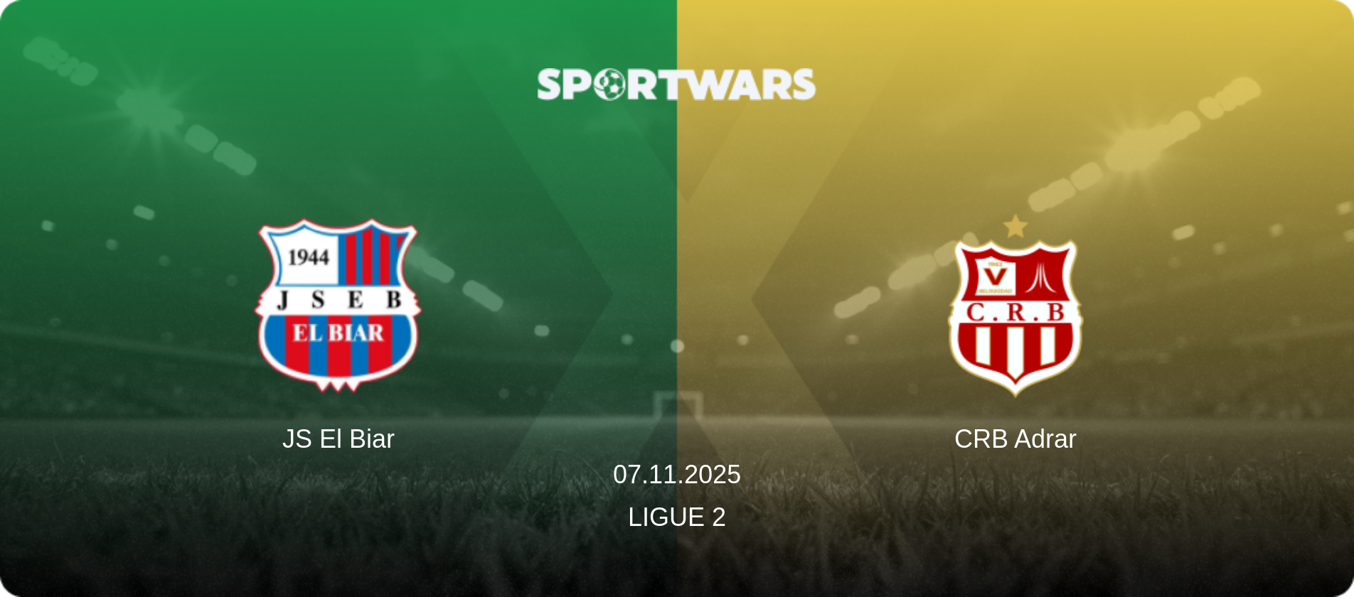 JS El Biar — CRB Adrar, 07.11.2025 — Ligue 2 (match preview)