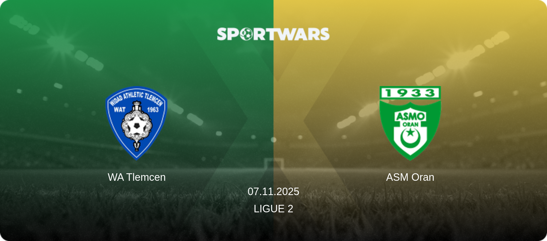 WA Tlemcen — ASM Oran, 07.11.2025 — Ligue 2 (match preview)