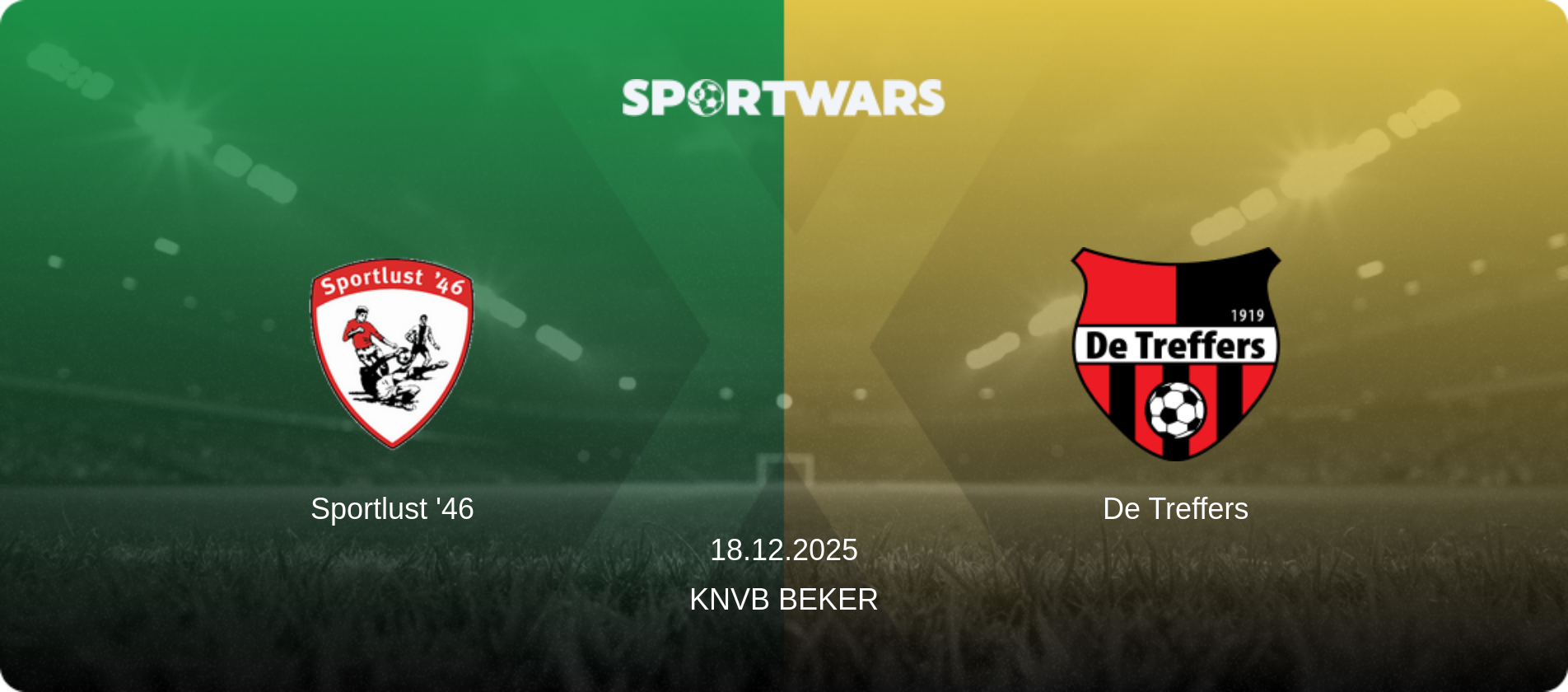 Sportlust '46 — De Treffers, 18.12.2025 — KNVB Beker (match preview)